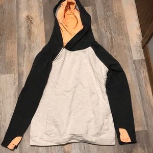 Double hooded sweatshirt